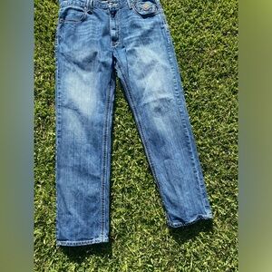 crazy clean harly davidson jeans